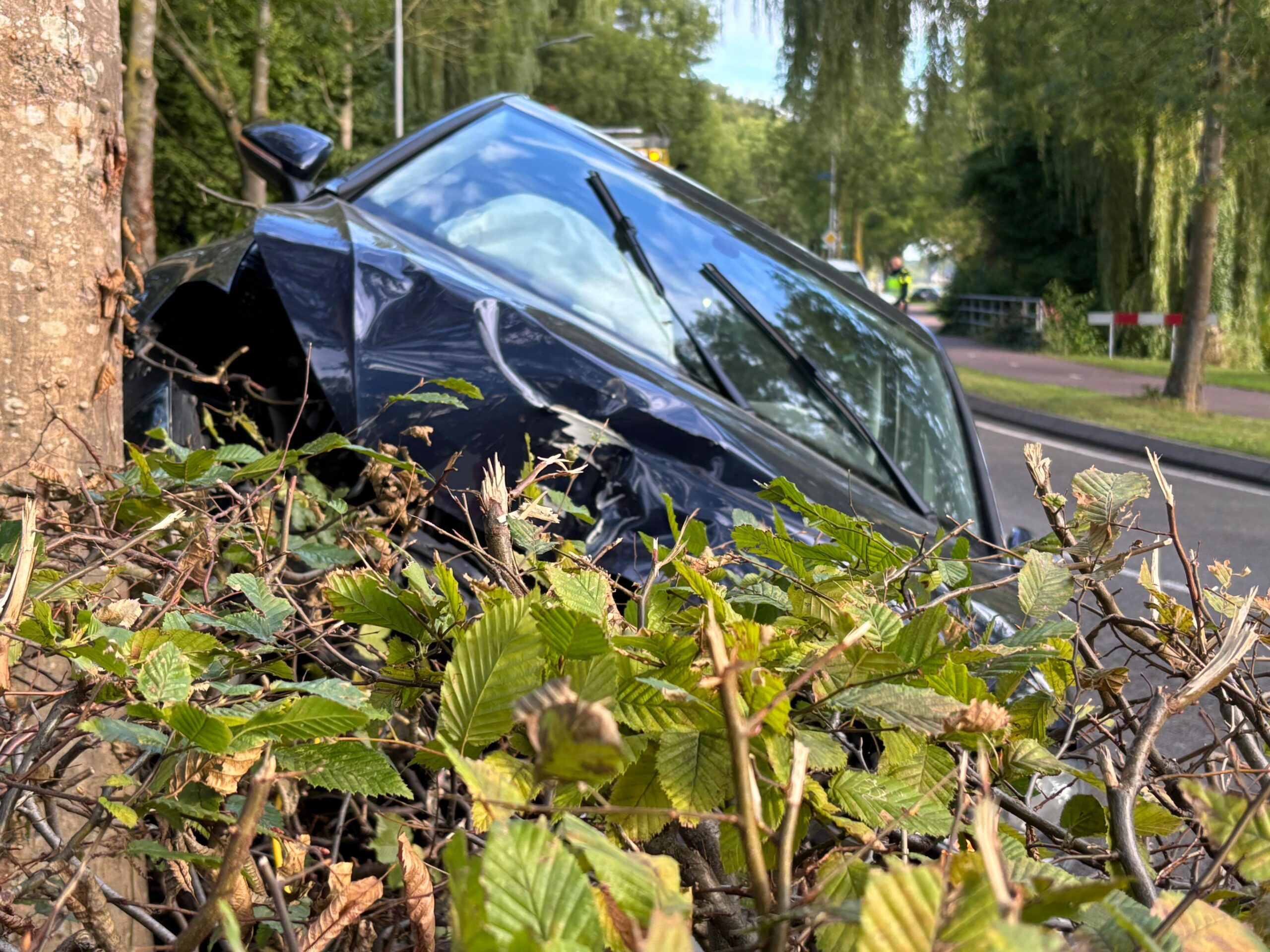 Alcomobilist aangehouden na ongeval in Grootebroek