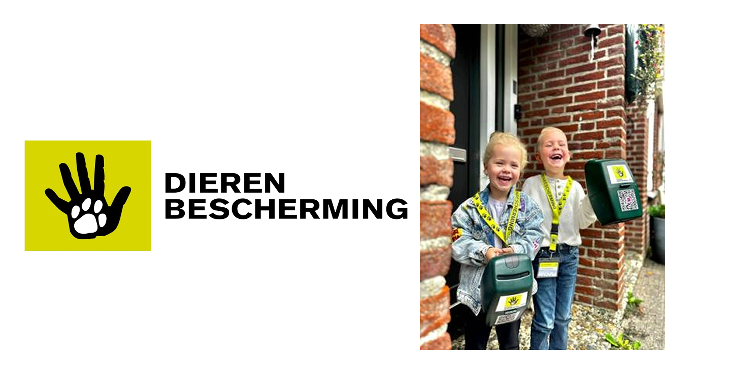 Bruce en Jules gaan weer collecteren voor de Dierenbescherming in Enkhuizen