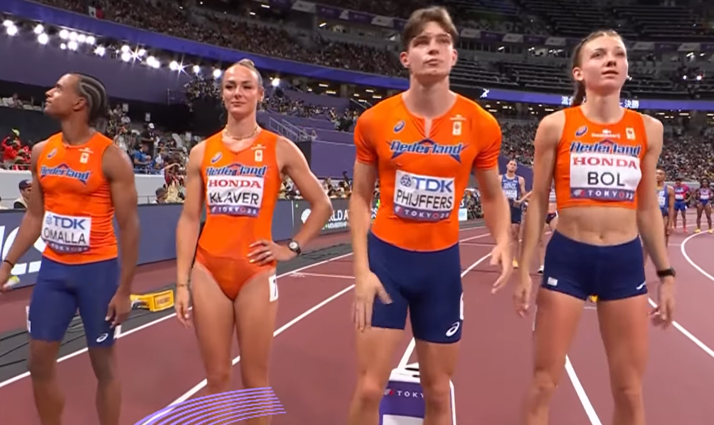 Eerste medaille voor Lieke Klaver is binnen, zilver op de 4×400 meter mixed
