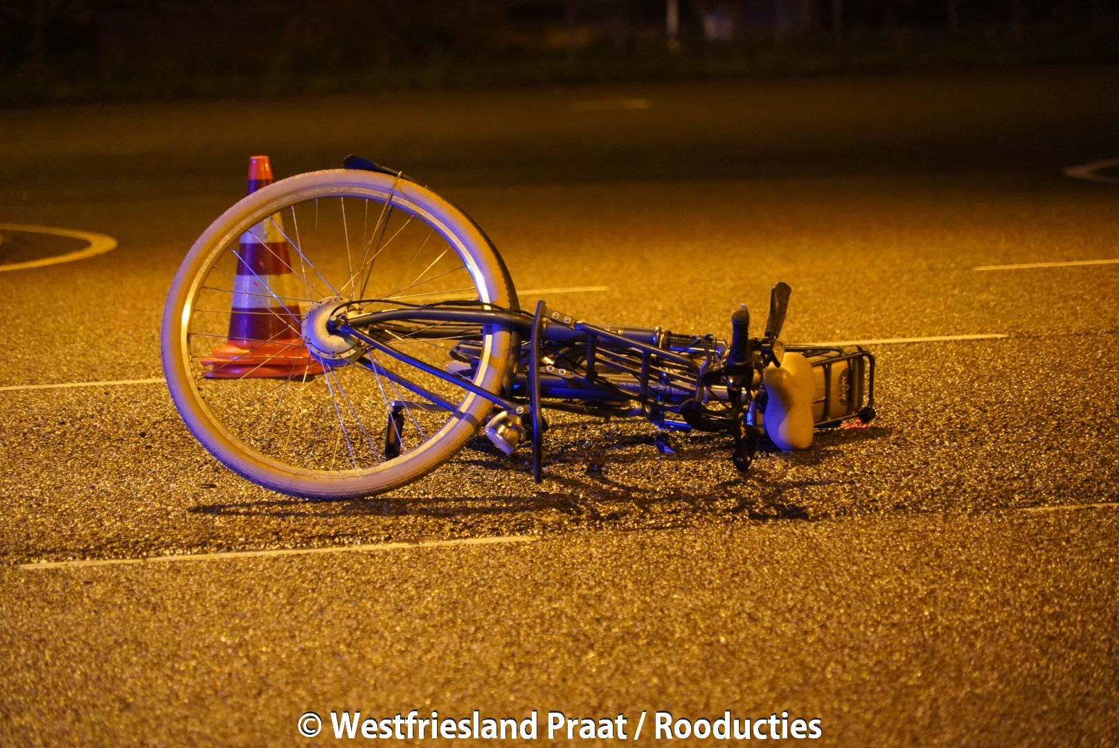 Stille getuige van het nachtelijk ongeval in Hem