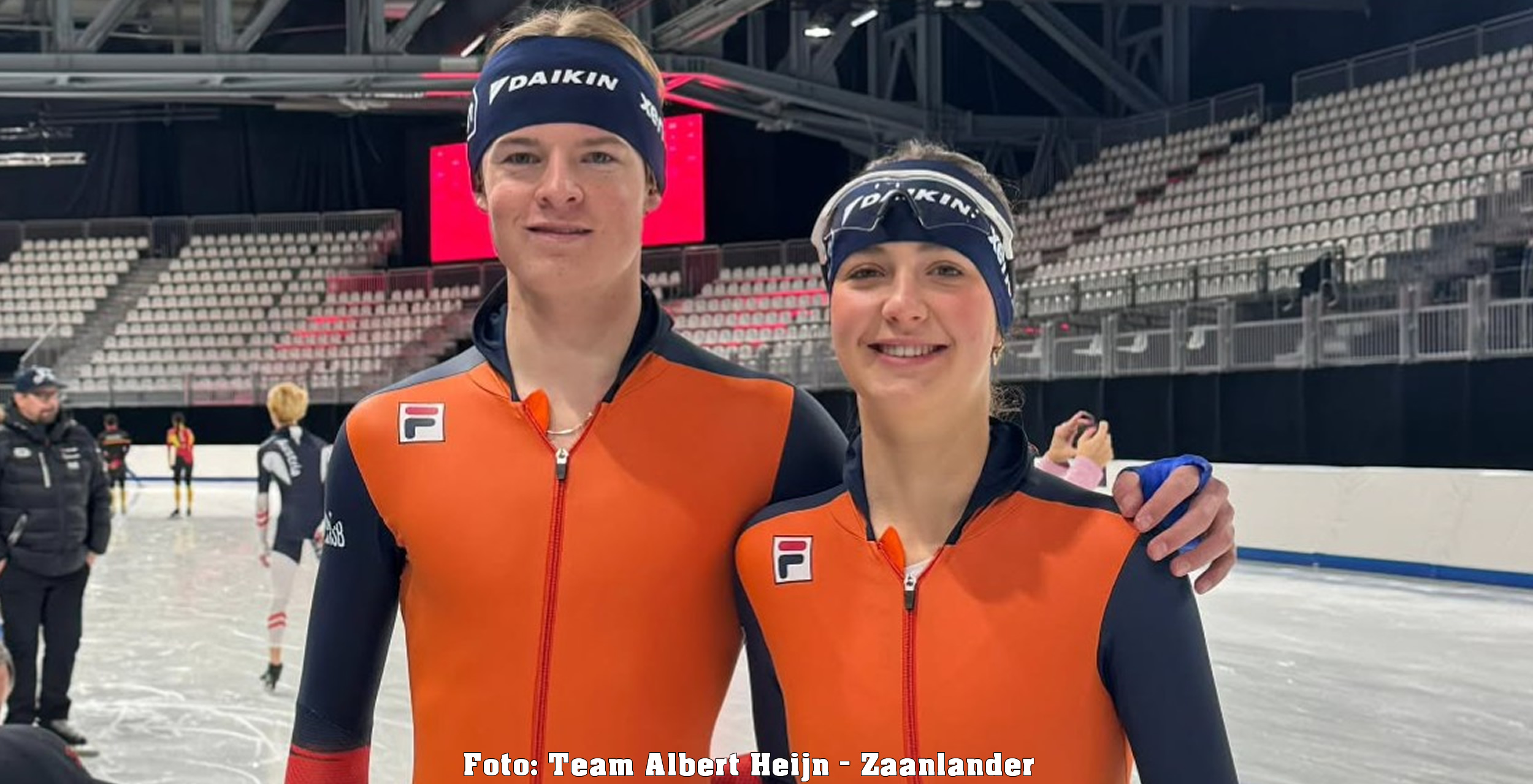 Sofia Schilder tijdens World Cup Milaan op de 3000 meter