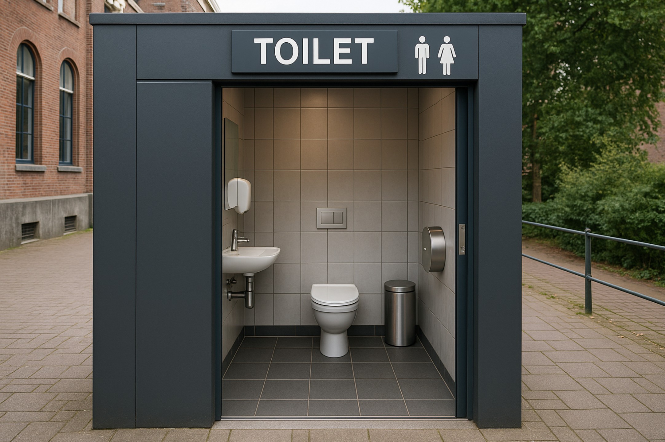 Openbaar toilet in Nederland tijdens ranglijstonderzoek