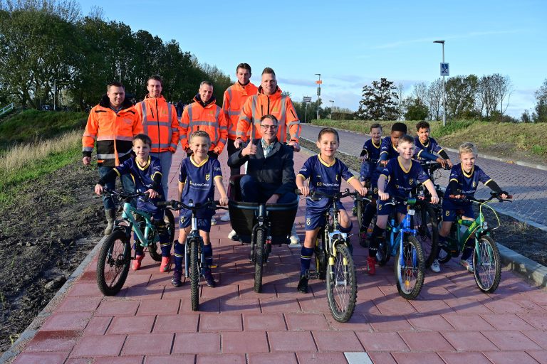 Fietspad Asterstraat Enkhuizen is nu een veilige route voor fietsers