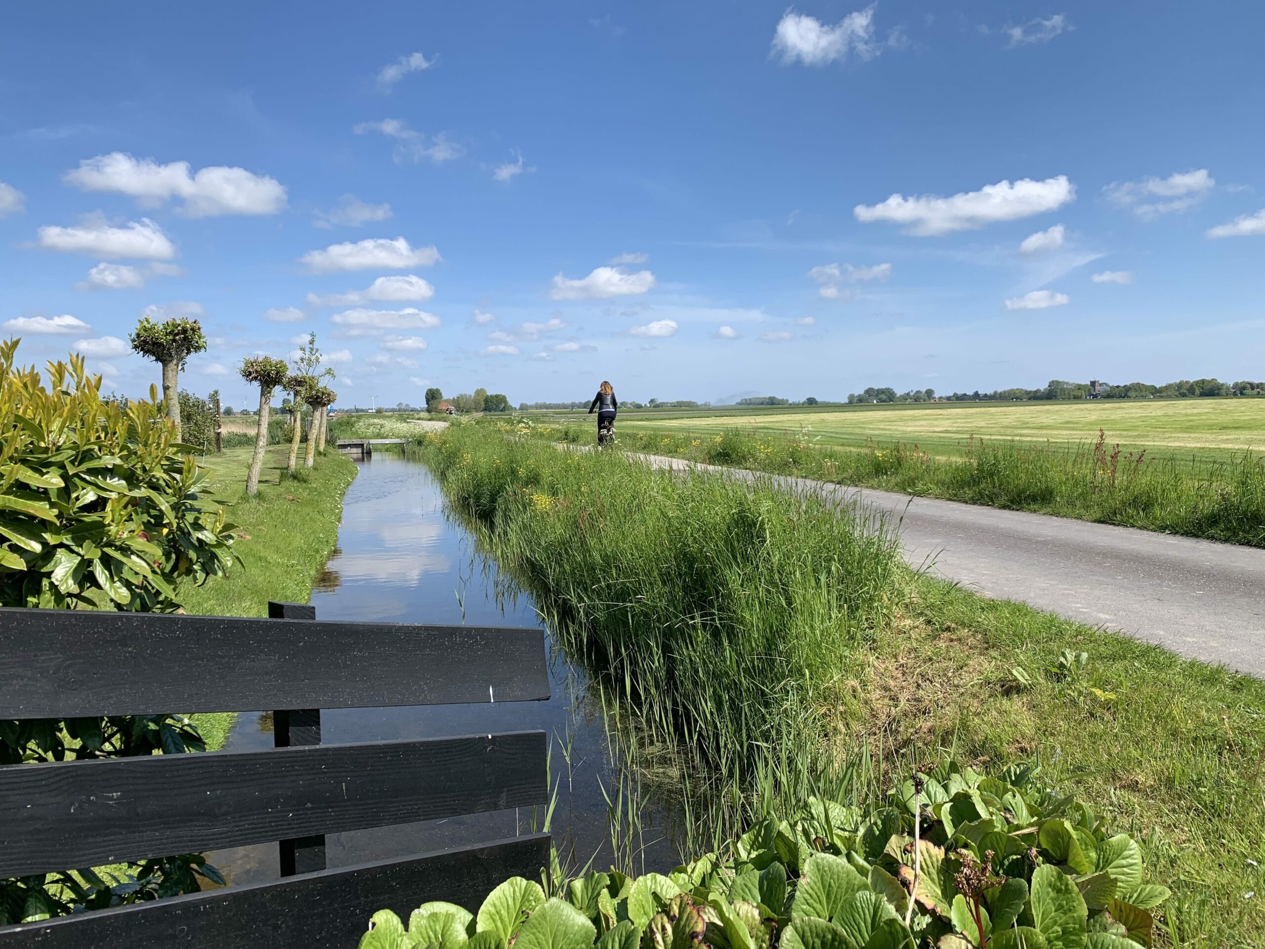 Bezoekers bekijken kaarten en plannen tijdens de presentatie van de Omgevingsvisie in het gemeentehuis van Opmeer.
