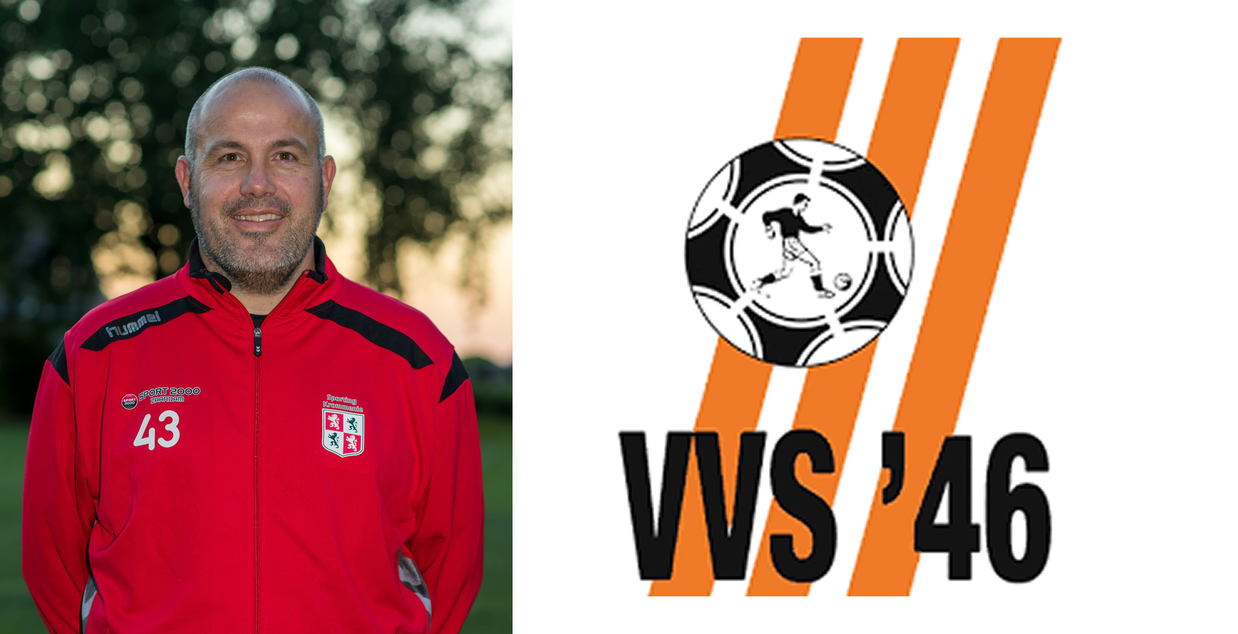 Nieuwe hoofdtrainer Jordi van Beek die VVS’46 komend seizoen gaat leiden.