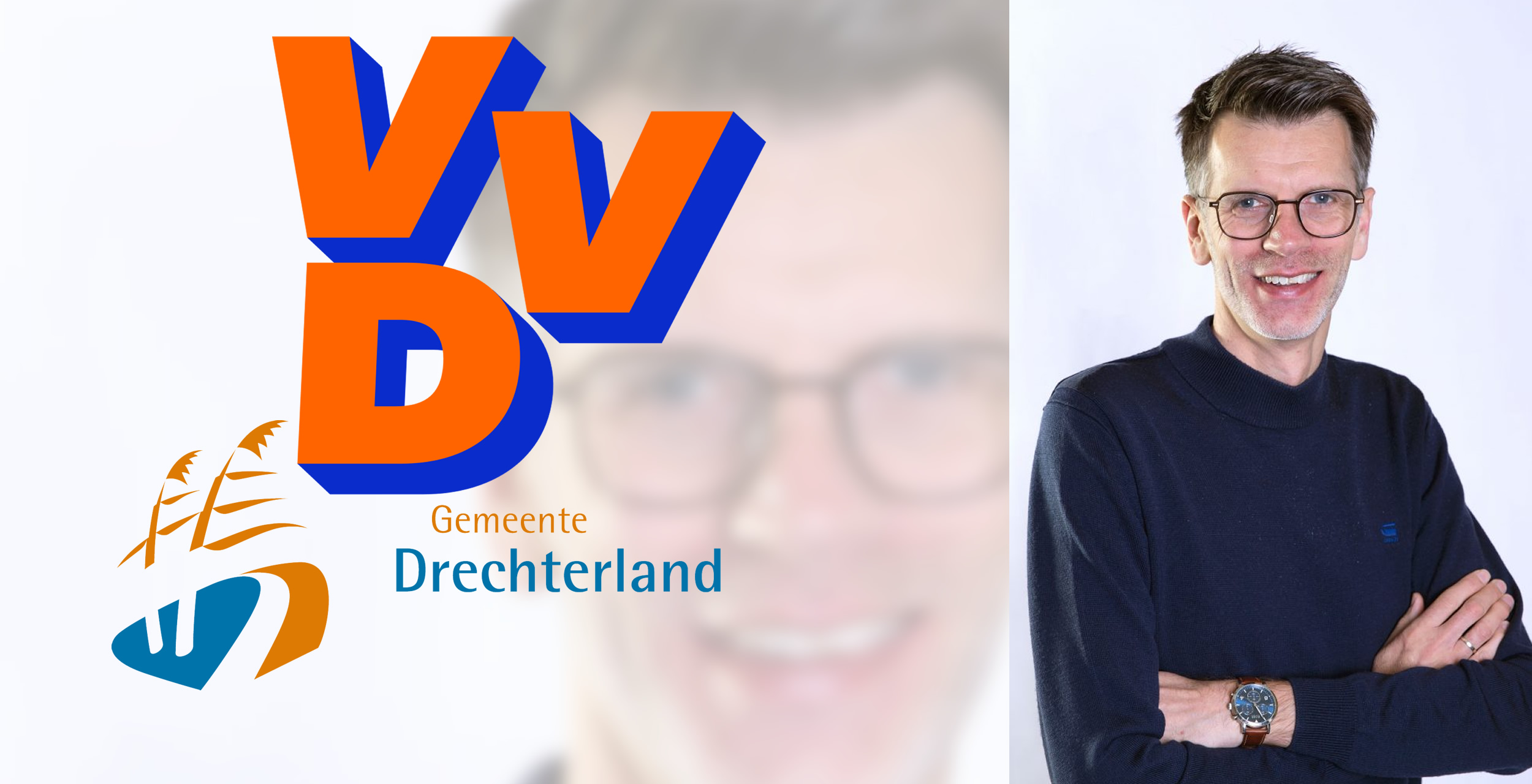 Robert Oud, lijsttrekker VVD Drechterland, kijkt vooruit naar de gemeenteraadsverkiezingen van 2026