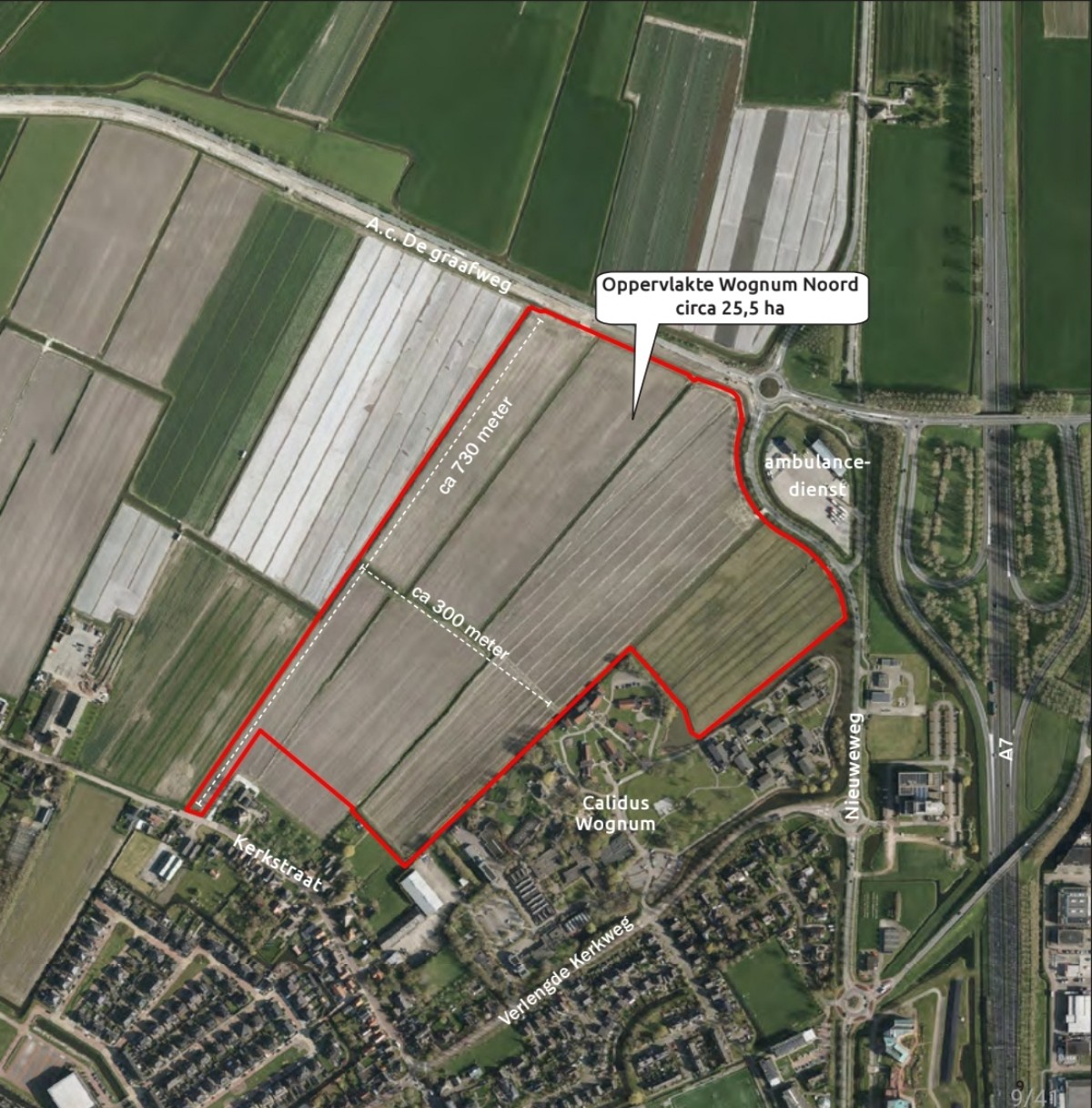Kaders woningbouw Wognum Noord, 640 tot 700 woningen
