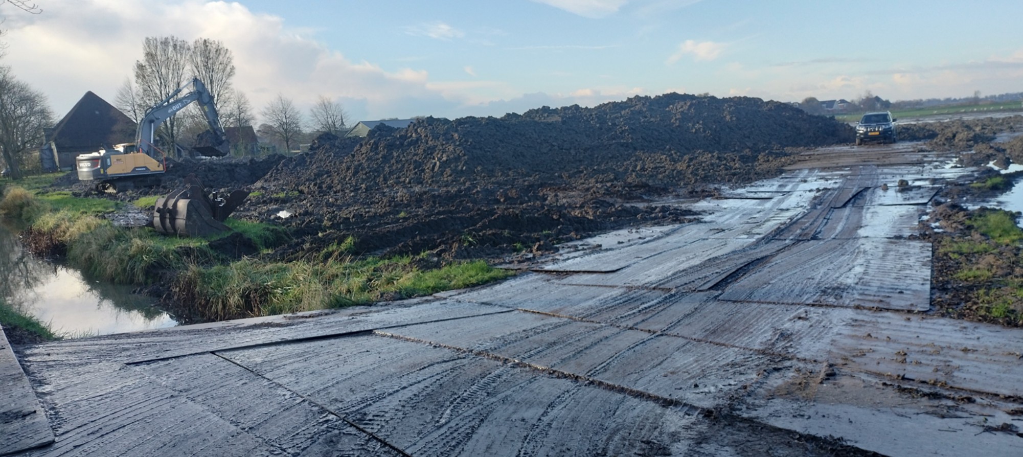 D66 stelt vragen over grootschalige grondtransporten Hauwert