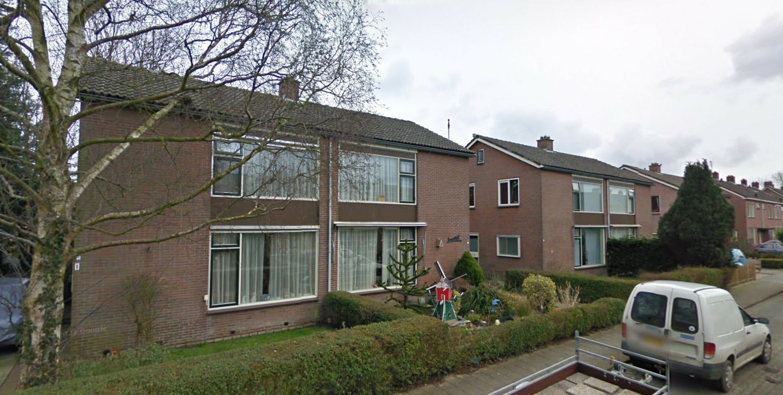 Woningen in Berkhout waarvoor gevelaanpassingen zijn vergund.