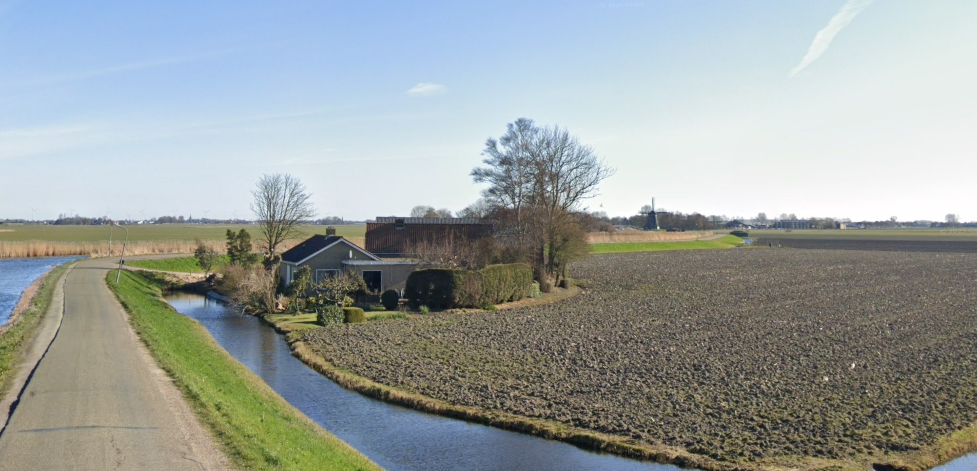 Obdammerdijk en historische polder Wogmeer in Koggenland