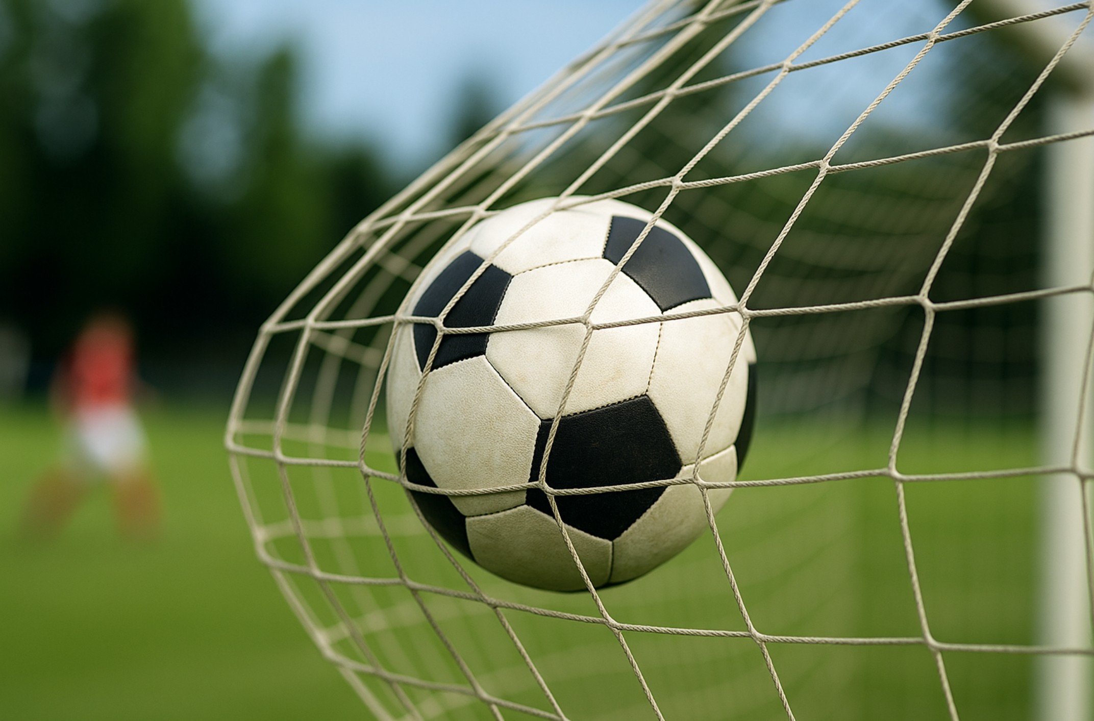 Strandvogels in actie tijdens een competitiewedstrijd in Onderdijk