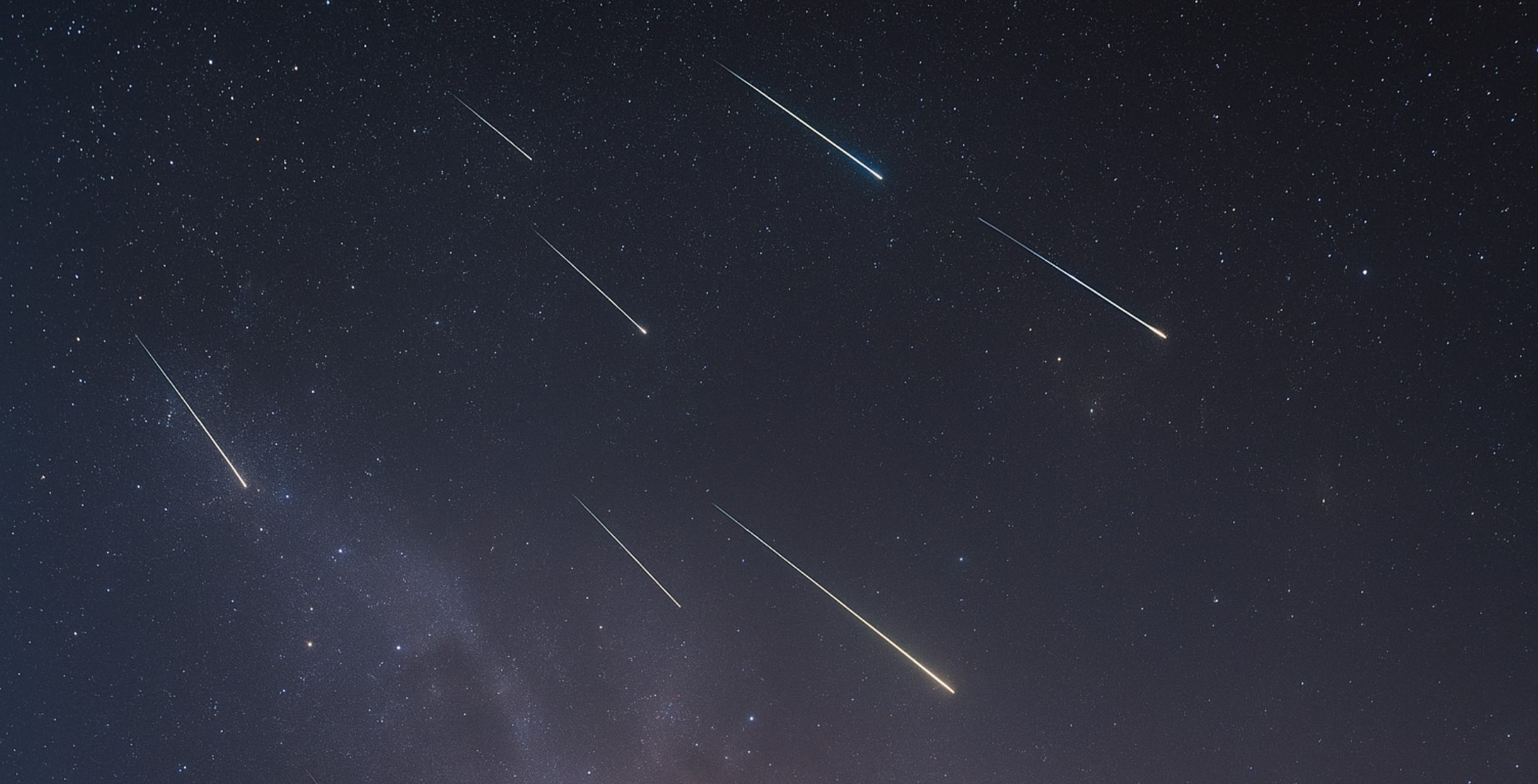 Heldere en kleurrijke vallende sterren tijdens de Geminiden meteorenzwerm boven Nederland