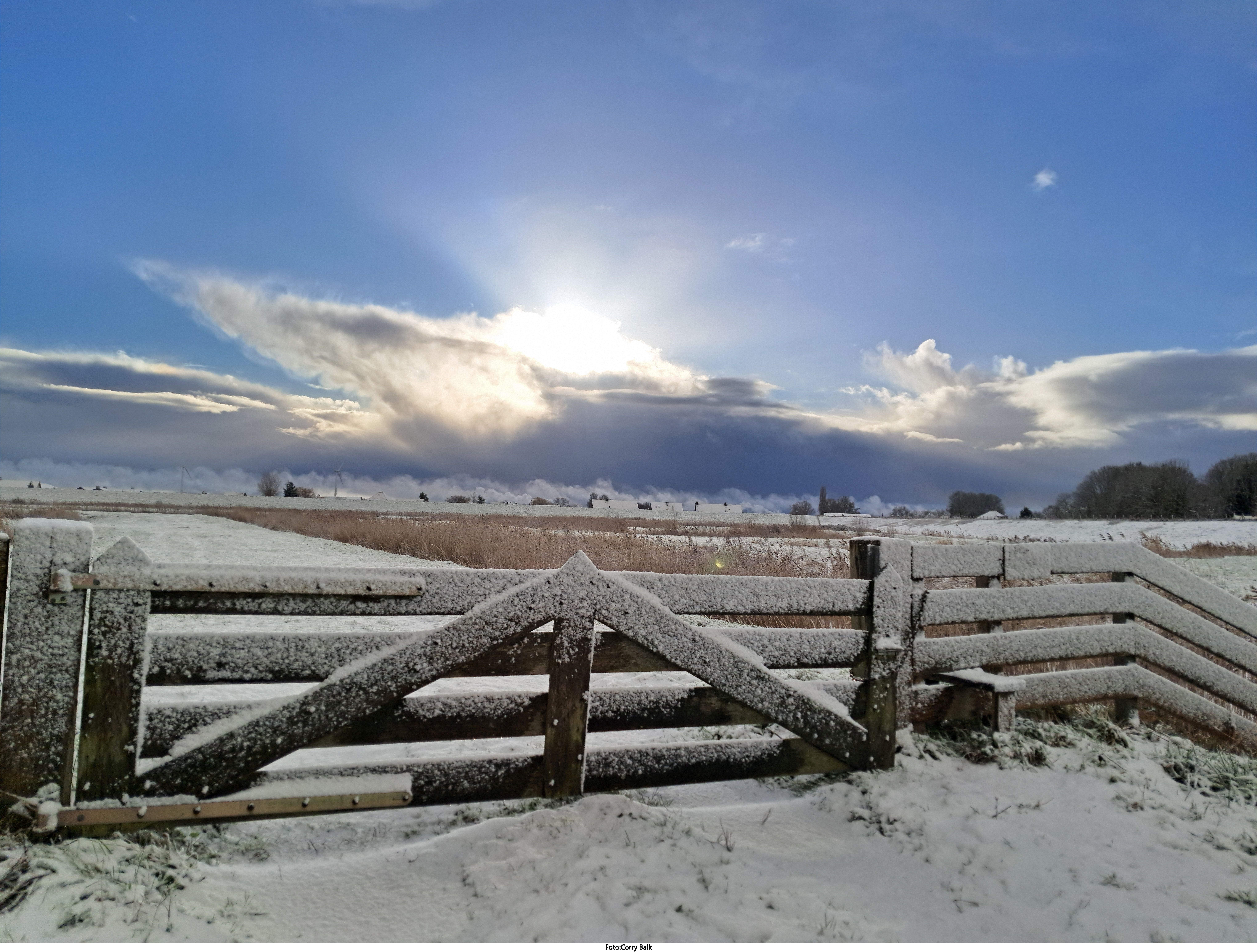West-Friesland in de sneeuw (Foto’s)