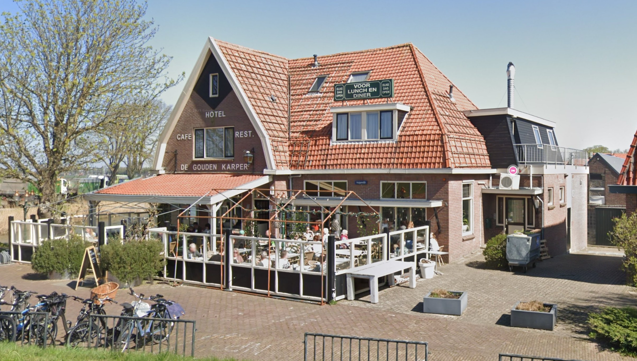 De Gouden Karper in Ursem waar uitbreiding is vergund