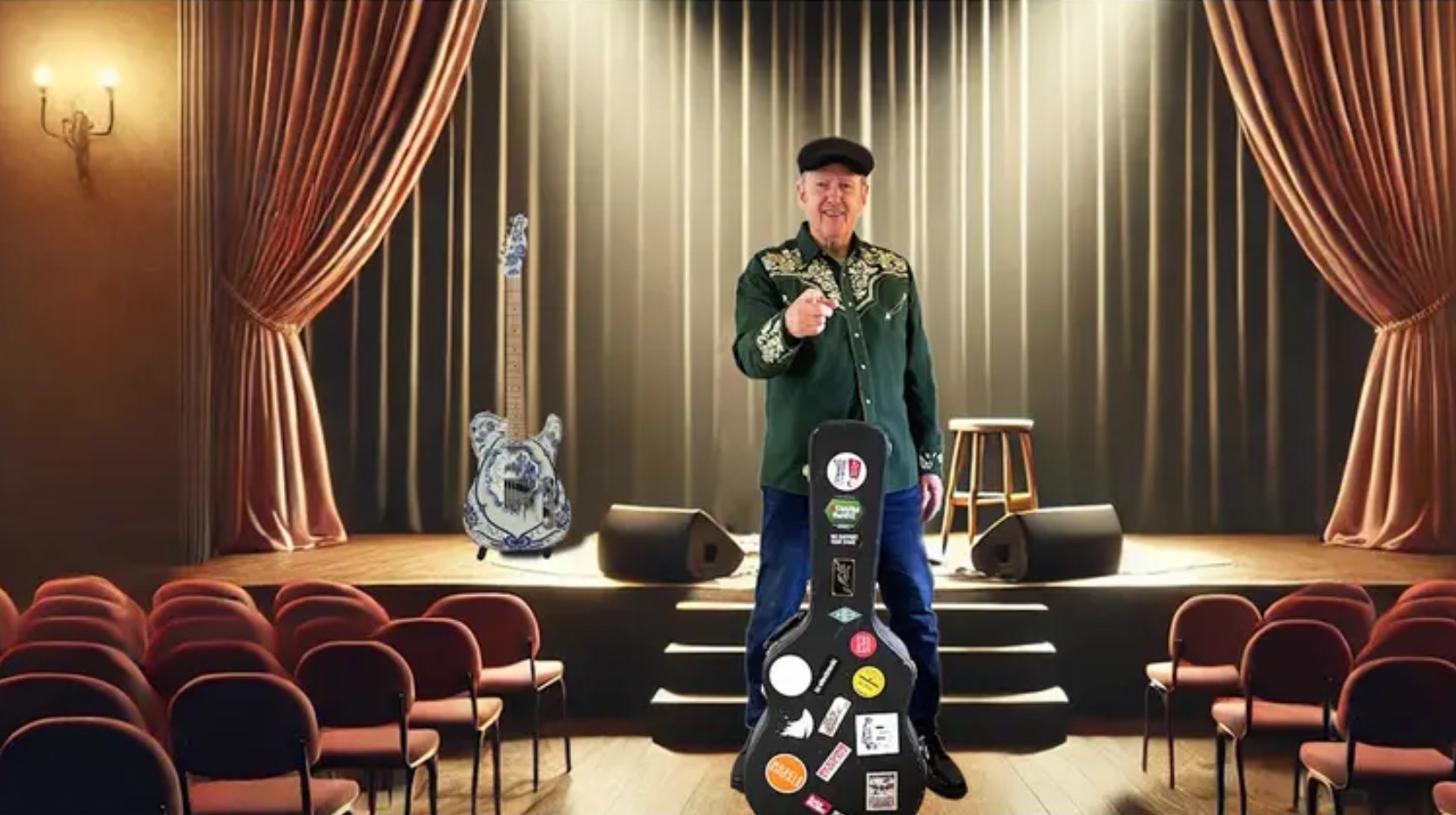 Marieke Duin en Hans Laduc tijdens een intiem concert in de Bonifaciuskerk in Medemblik.