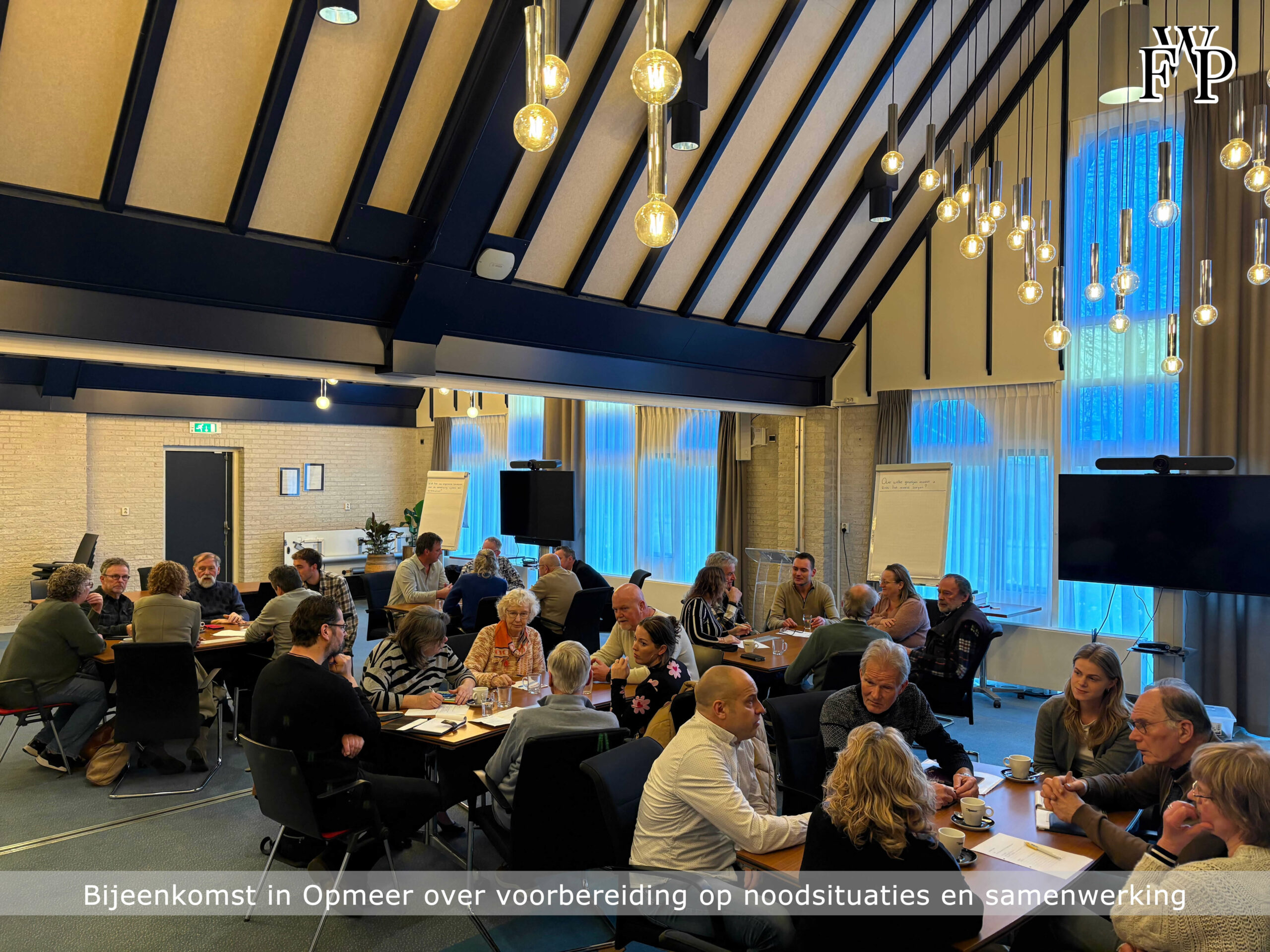 Bijeenkomst in Opmeer over voorbereiding op noodsituaties en samenwerking