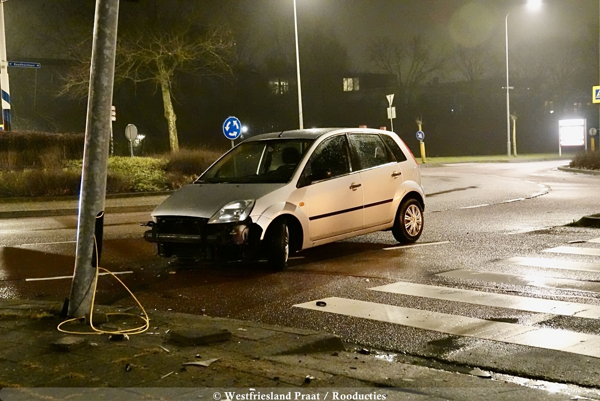Politie doet onderzoek na eenzijdig ongeval op de Wijzend in Grootebroek