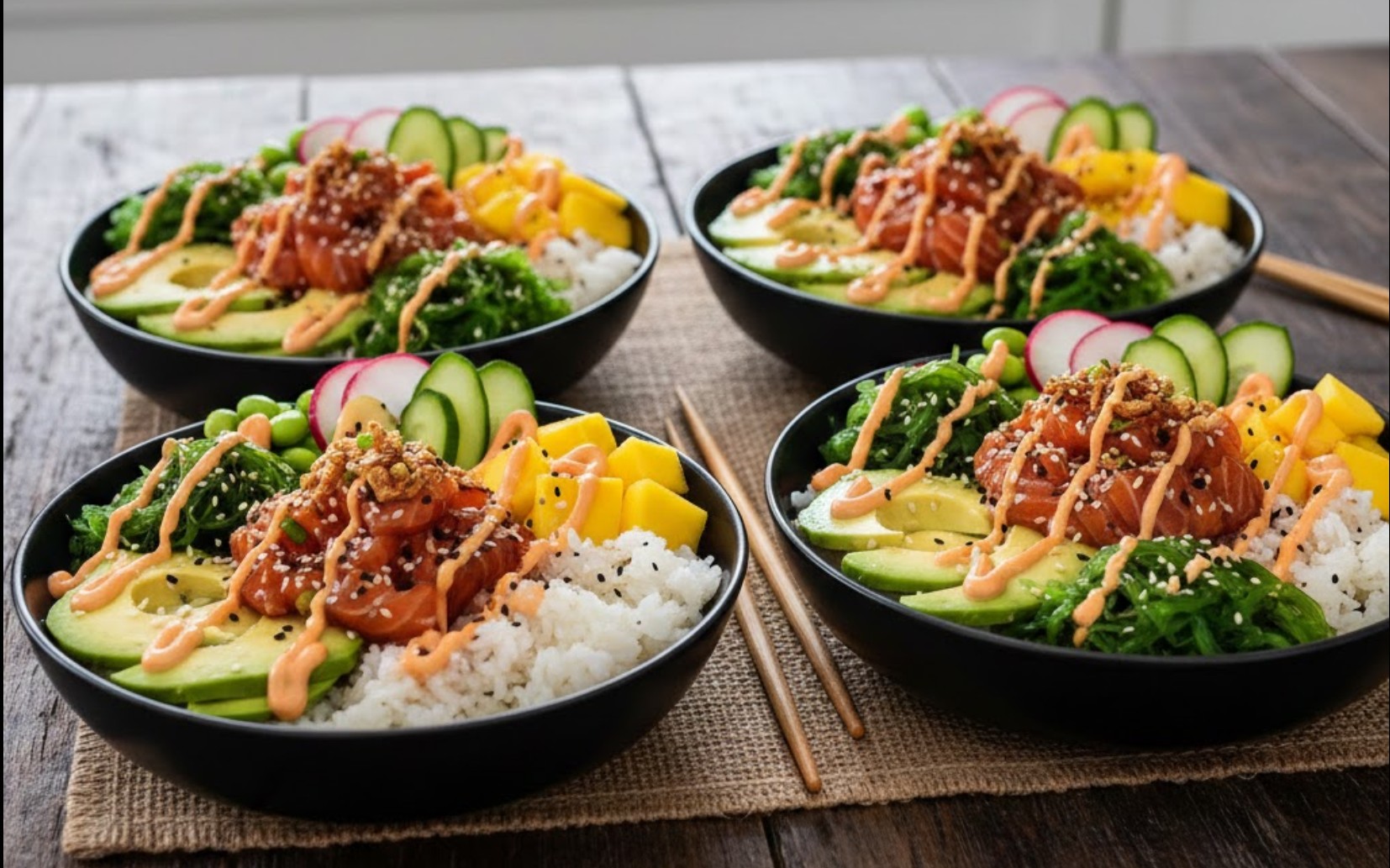 Zelf een Verse Poke Bowl met Zalm Maken