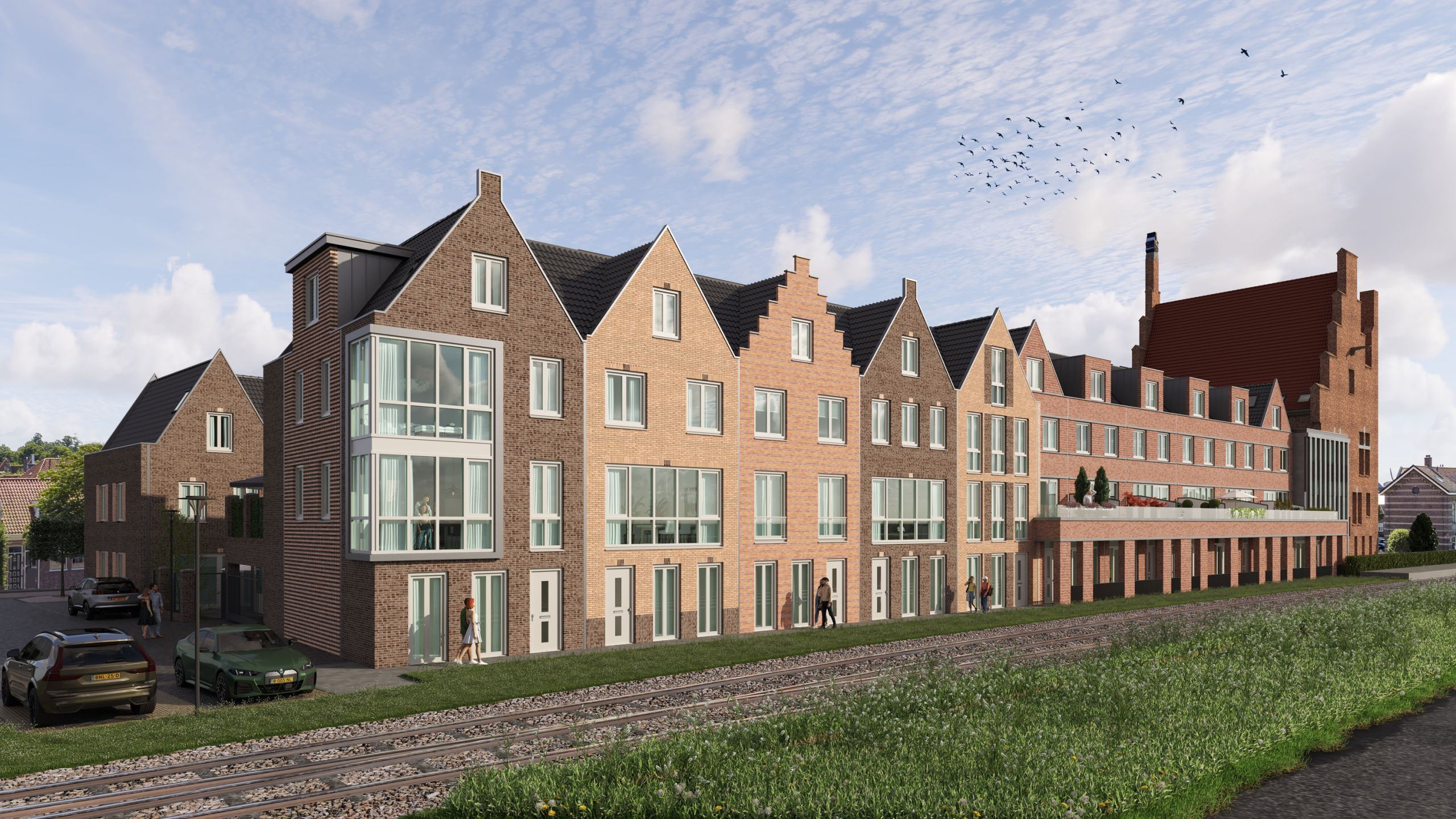 Gebouw nabij Dam 4 in Medemblik waar zes appartementen worden gerealiseerd