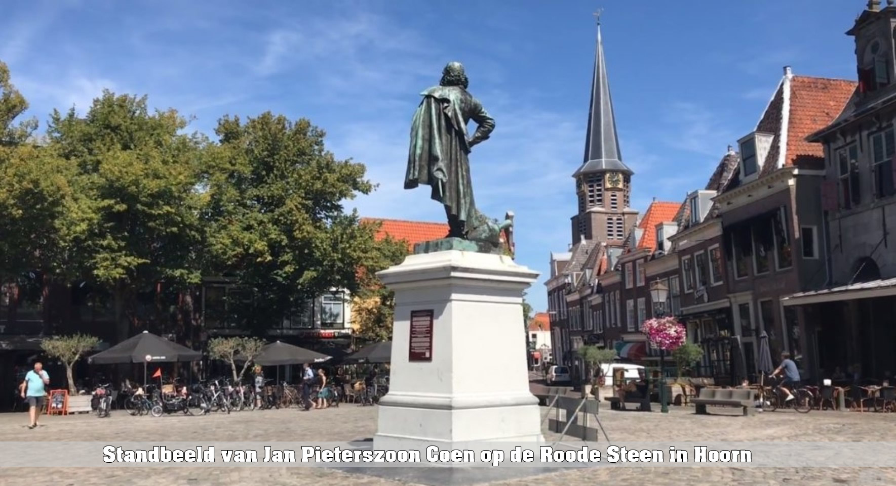 Standbeeld van Jan Pieterszoon Coen op de Roode Steen in Hoorn