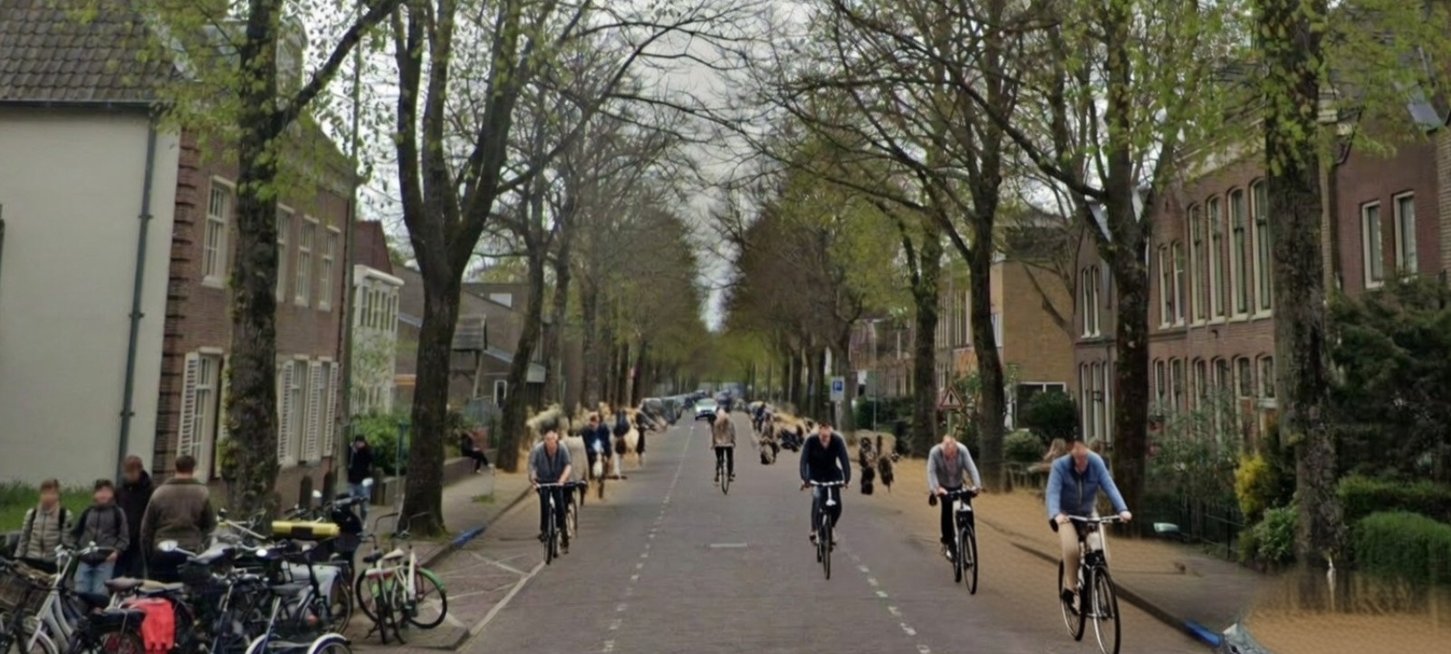 Koepoortsweg in Hoorn waar de gemeente een fietsstraat overweegt