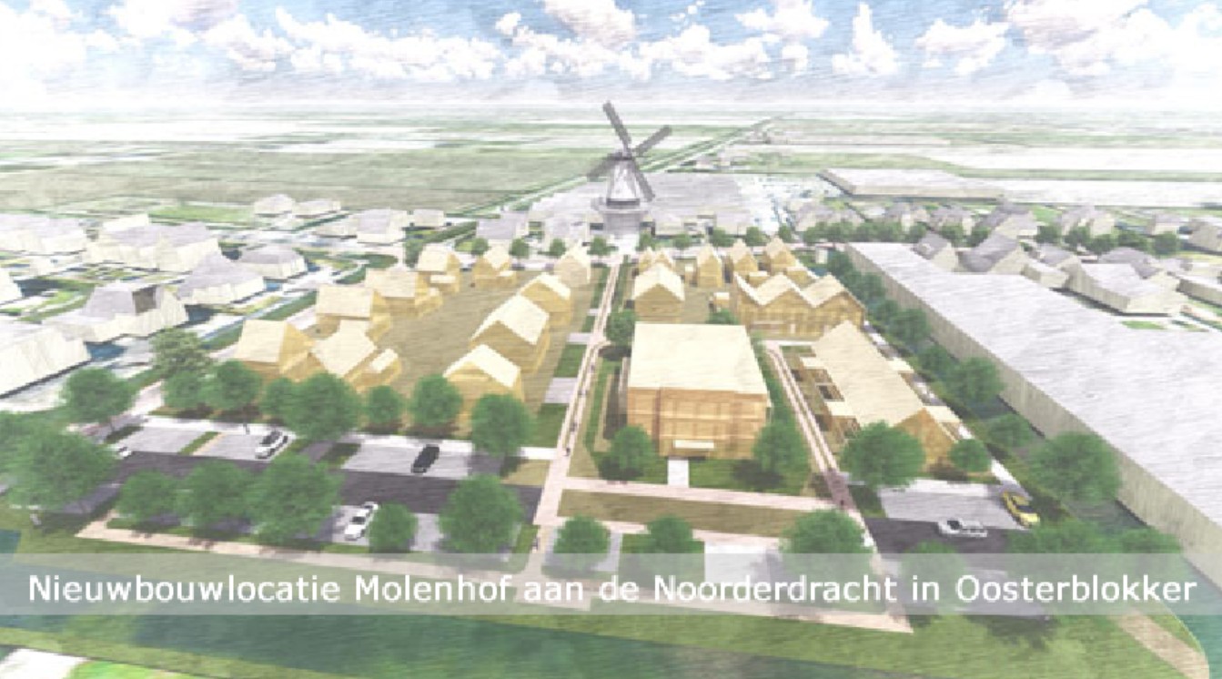 Nieuwbouwlocatie Molenhof aan de Noorderdracht in Oosterblokker