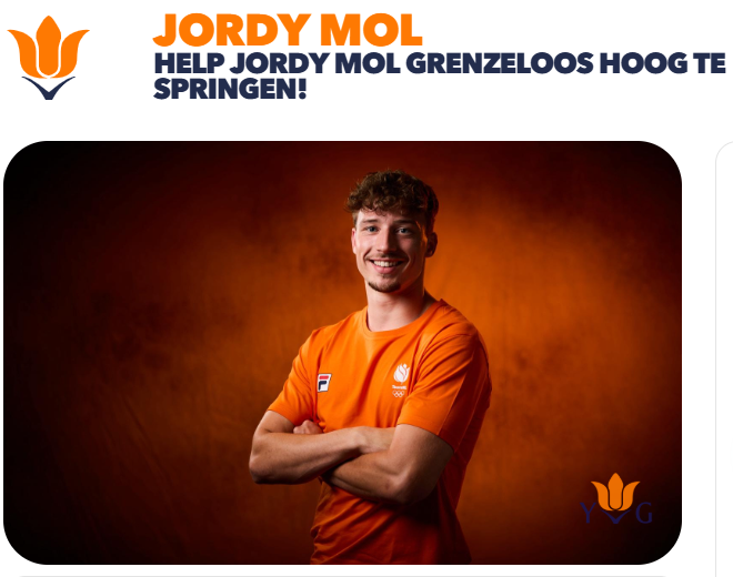Help Jordy Mol naar internationale trampolinetop