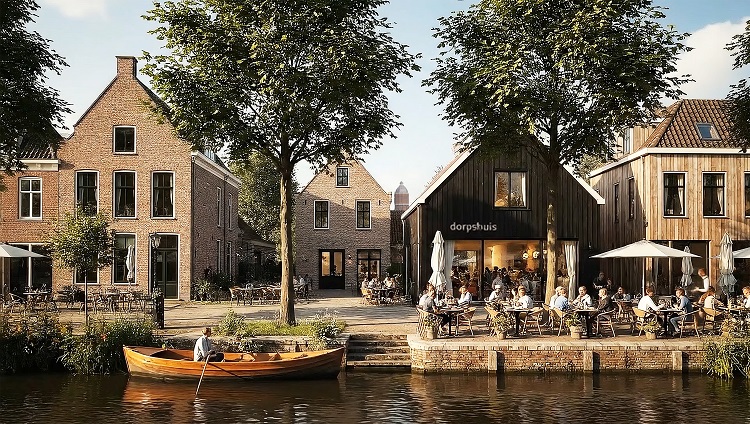 Plangebied De Hooge Hout in Hoogkarspel waar een nieuwe woonwijk met circa 2.000 woningen komt.