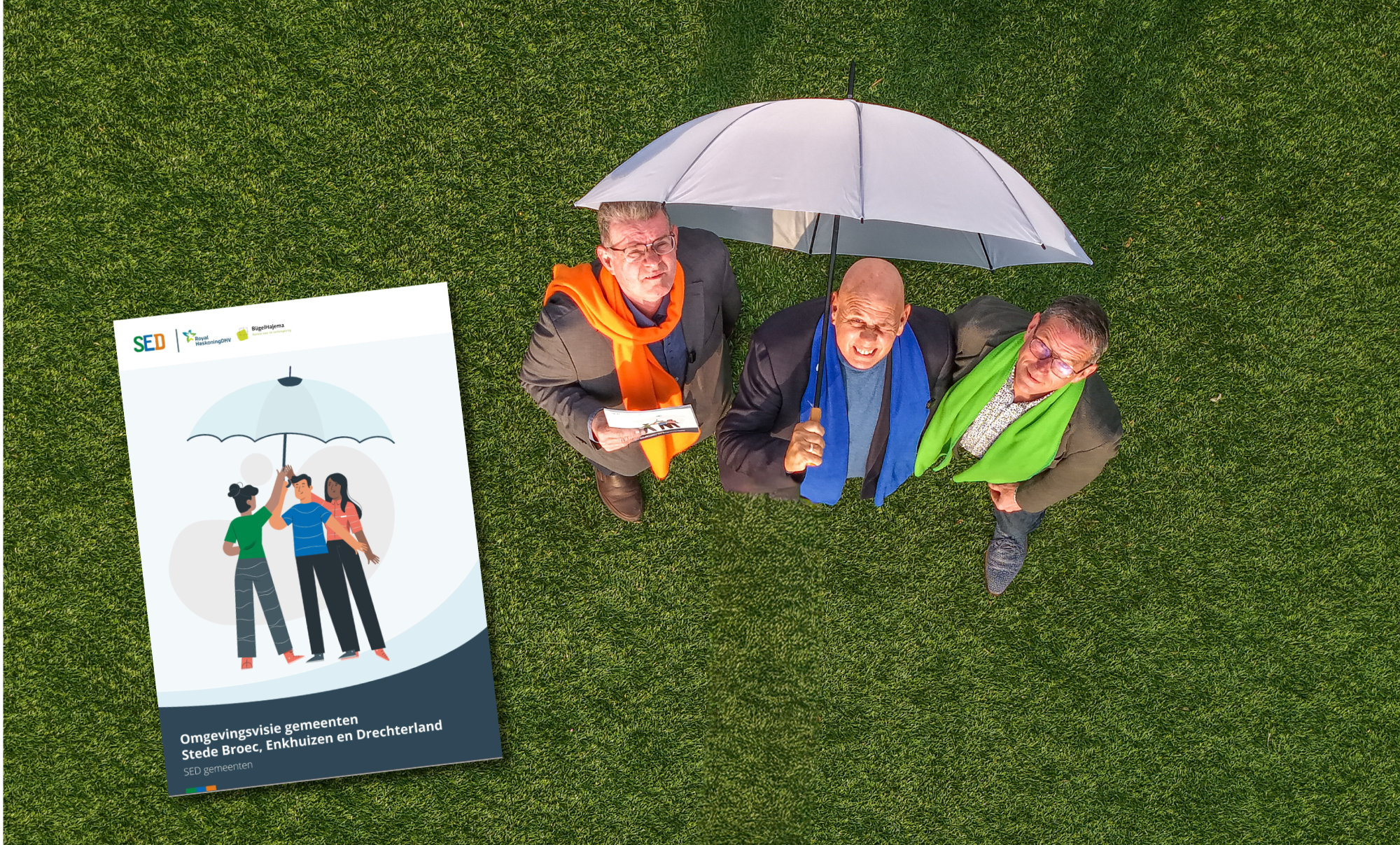 Wethouders van Stede Broec, Enkhuizen en Drechterland presenteren samen de Omgevingsvisie voor de regio tot 2040