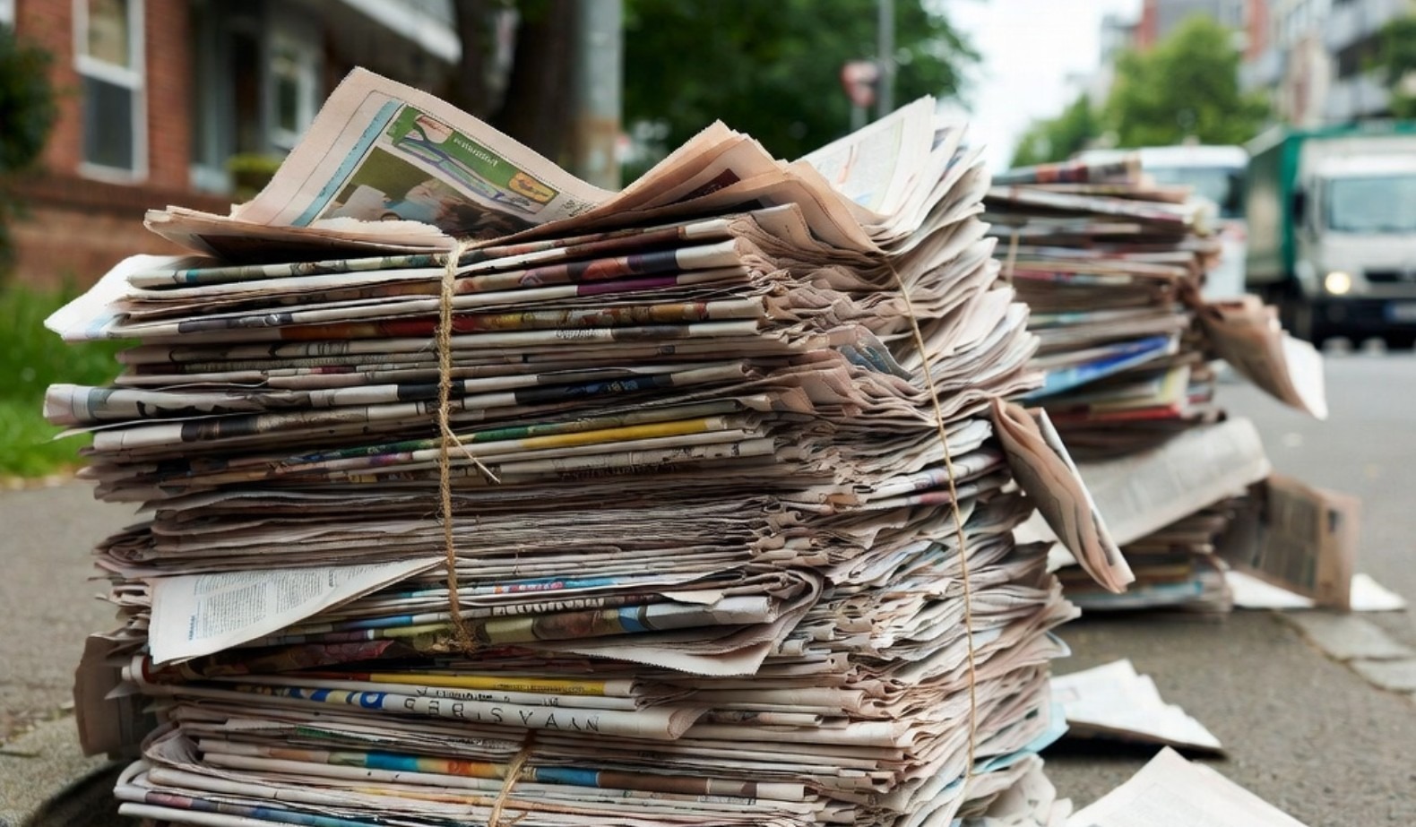 Oud papier Enkhuizen vanaf 1 juni minder vaak opgehaald