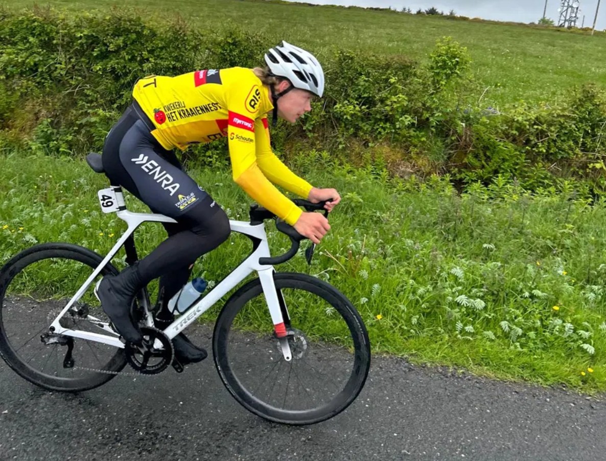 Pim Fransen rijdt zondag het NK wielrennen op de weg rond Nijmegen