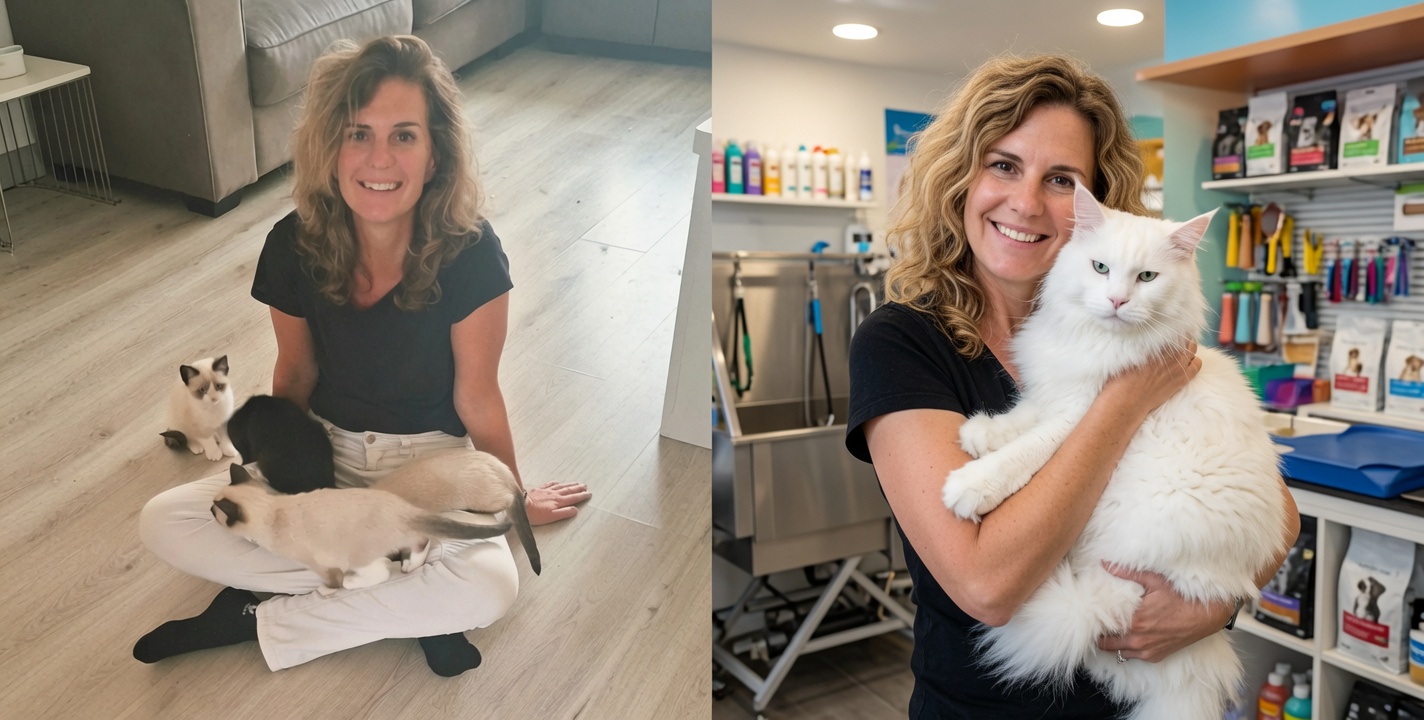 Kattentrimmer in Medemblik helpt katten aan gezonde vacht