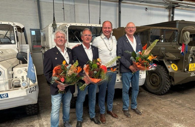 Drie veteranen onderscheiden in Drechterland
