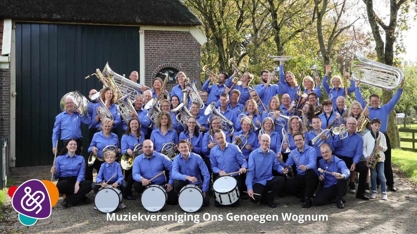 Zomeravondconcert Ons Genoegen Wognum in zaal Stam op 1 juli