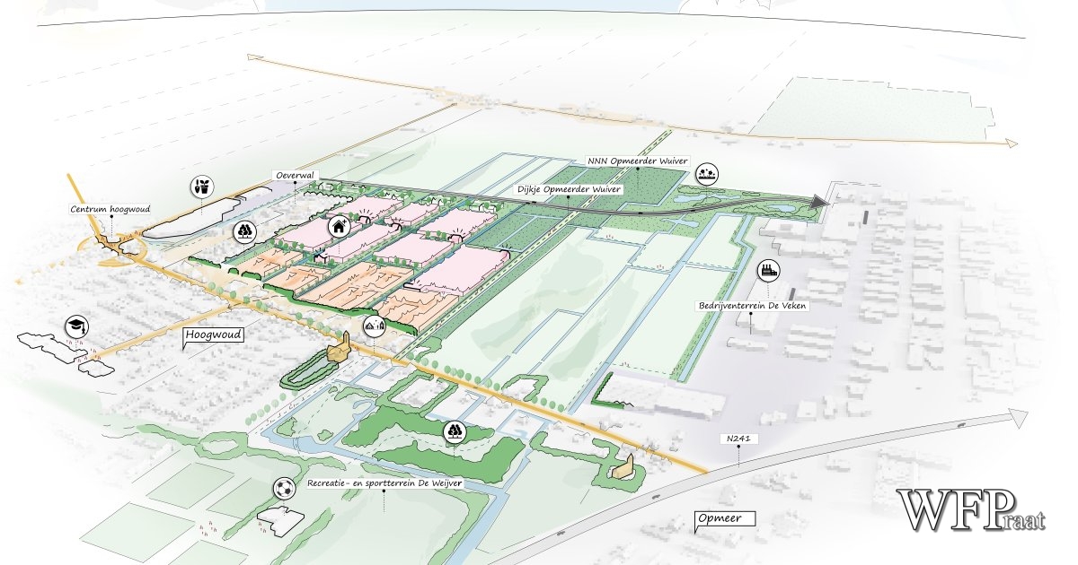 Raad Opmeer buigt zich over nieuwbouw Hoogwoud-Oost