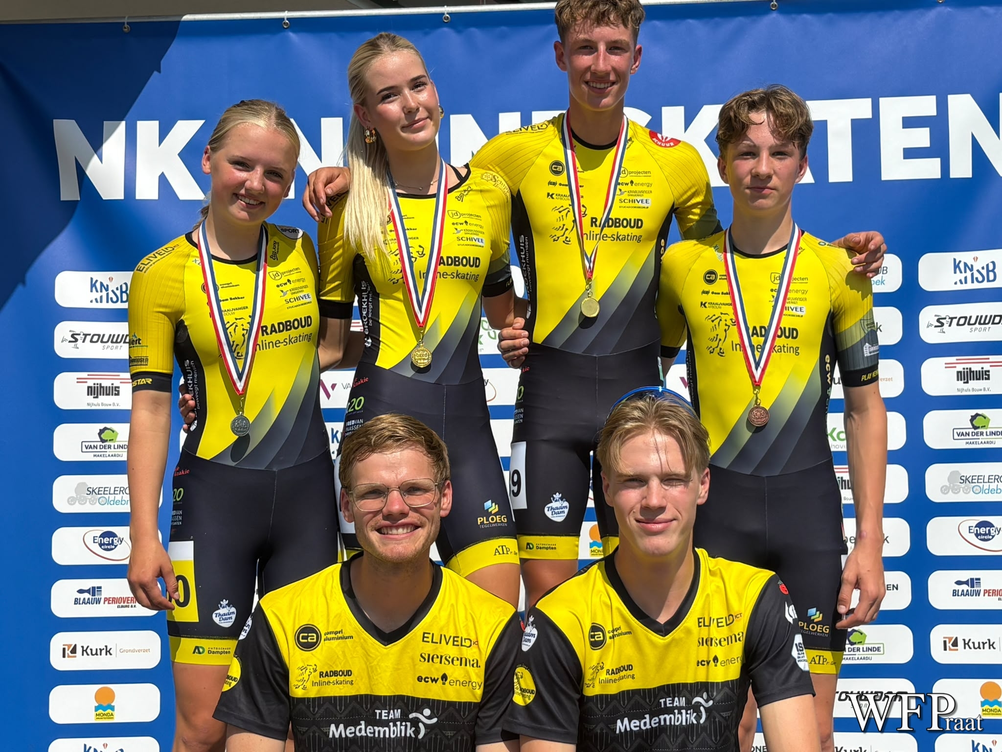 Radboud Inline-Skating grossiert in medailles op NK in Oldebroek