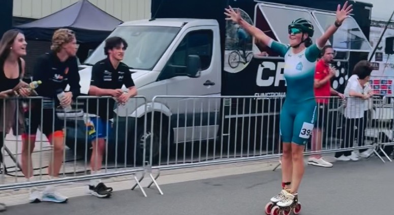 Sofia Schilder wint Marathon Inline Cup in Haaksbergen