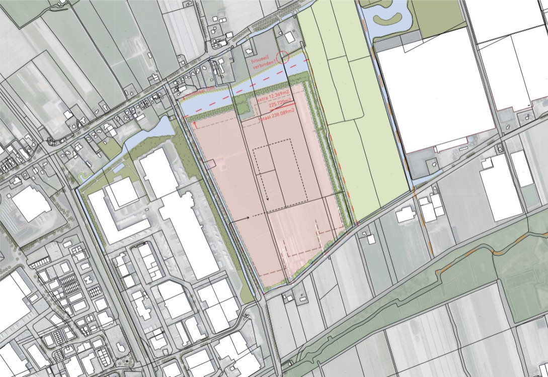 Mogelijke uitbreiding van bedrijventerrein WFO-Oost bij Zwaagdijk-Oost